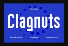 Clagnuts Font Poster 1