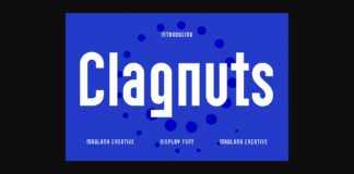 Clagnuts Font Poster 1