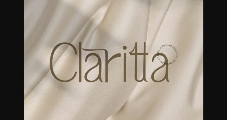 Claritta Font Poster 3