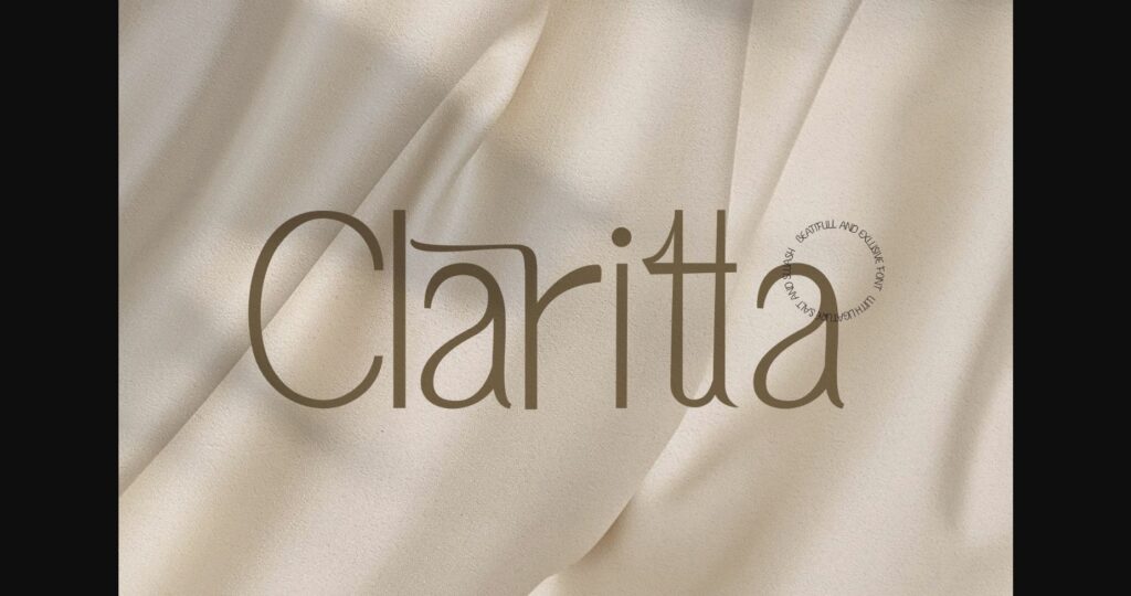 Claritta Font Poster 1