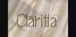 Claritta Font Poster 1