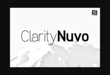 Clarity Nuvo Font Poster 1