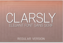 Clarsly Font Poster 1
