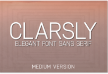 Clarsly Medium Font Clarsly Medium Font