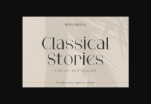 Classical Stories Font Poster 1