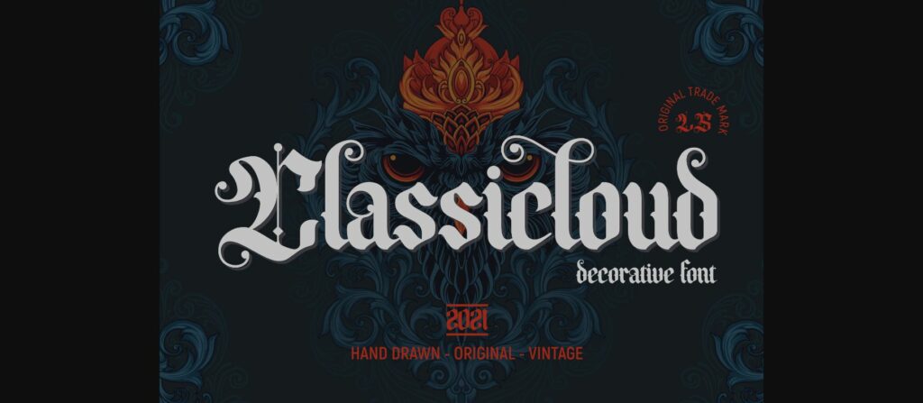 Classicloud Font Poster 1