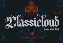 Classicloud Font Poster 1