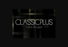 Classicplus Font Classicplus Font Poster 1