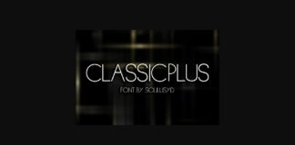 Classicplus Font Poster 1