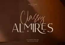 Classy Almires Font Classy Almires Font Poster 1