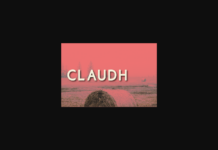 Claudh Font Poster 1