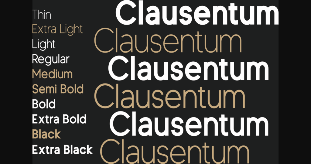 Clausentum Font Poster 6