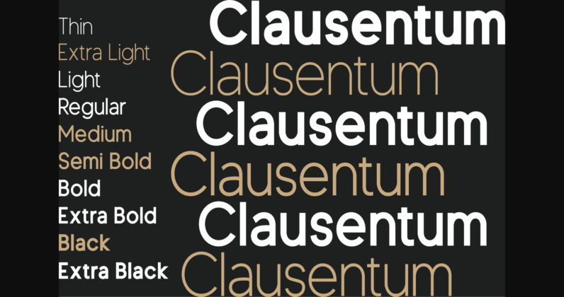 Clausentum Font Poster 6