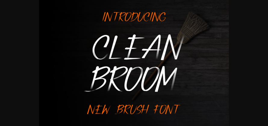 Cleanbroom Font Poster 3
