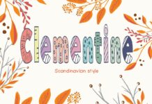 Clementine Font Poster 1