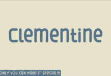 Clementine Font Poster 1