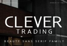 Clever Trading Font Poster 1