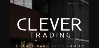 Clever Trading Font Poster 1