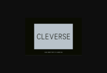 Cleverse Font Poster 1