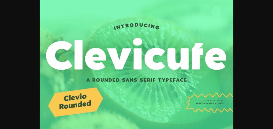 Clevicute Font Poster 1