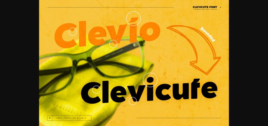 Clevicute Font Poster 4