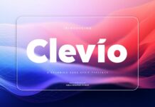 Clevio Font Poster 1