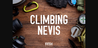 Climbing Nevis Font Poster 1