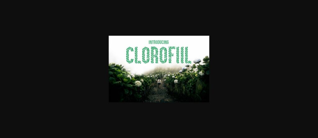 Clorofil Font Poster 3