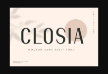 Closia Font Poster 1