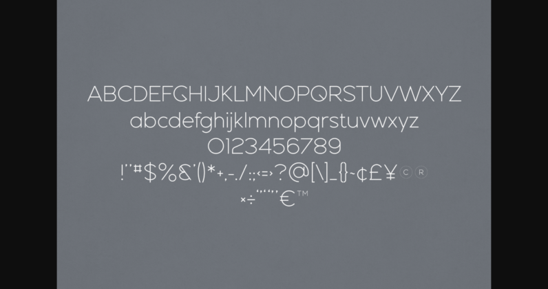 Cloud Font Poster 4