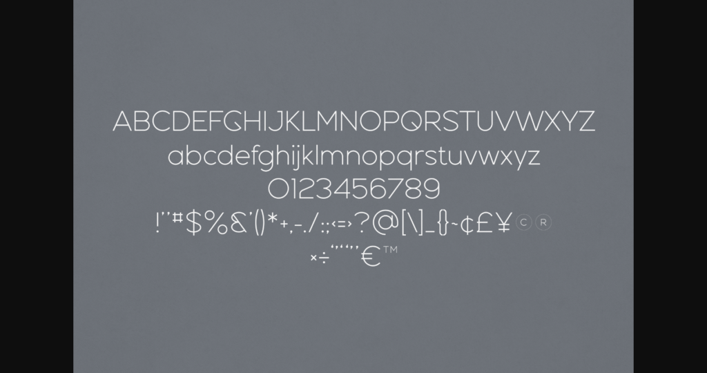 Cloud Font Poster 2
