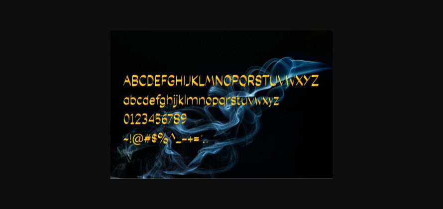 Cloud Font Poster 6