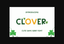 Clover Font Poster 1