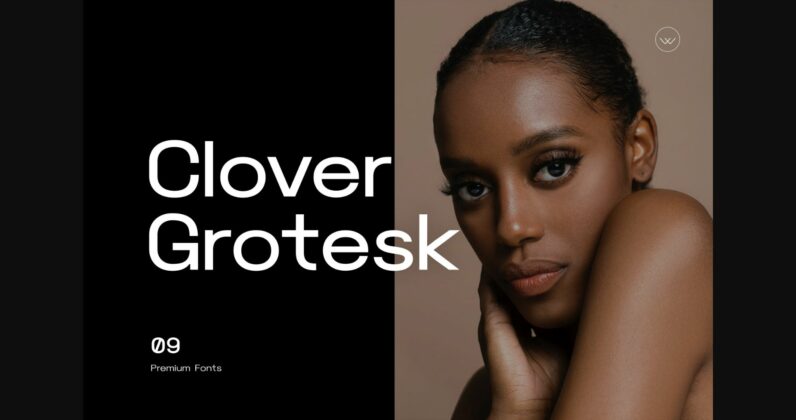 Clover Grotesk Font Poster 3