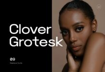 Clover Grotesk Font Poster 1