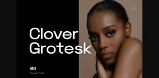Clover Grotesk Font Poster 1