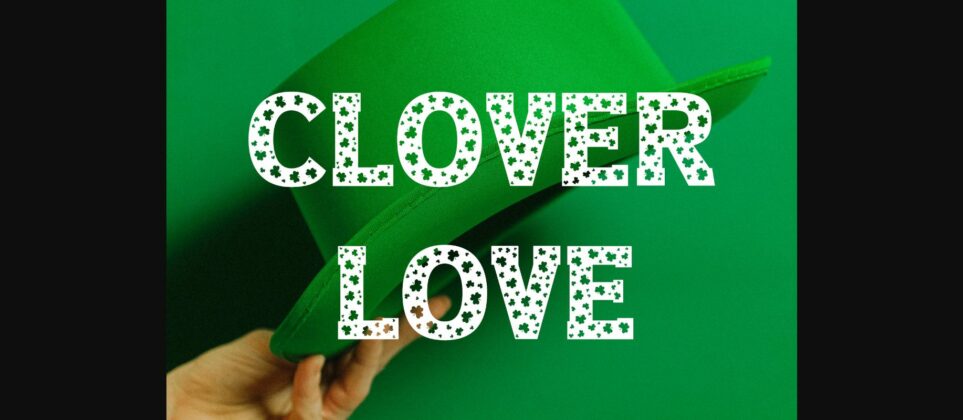 Clover Love Font Poster 1