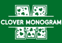 Clover Monogram Font Poster 1