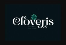 Cloveris Font Poster 1