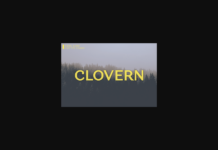 Clovern Font Poster 1