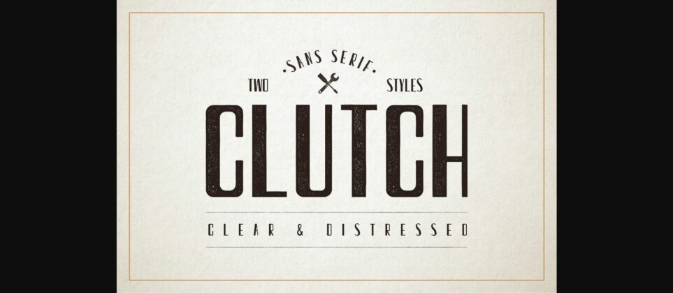 Clutch Font Poster 3
