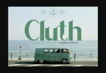 Cluth Font Poster 1