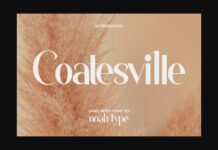 Coatesville Font Poster 1