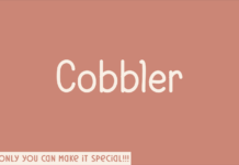 Cobbler Font Poster 1