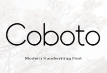 Coboto Font Poster 1