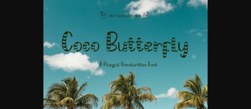 Coco Butterfly Font Poster 1