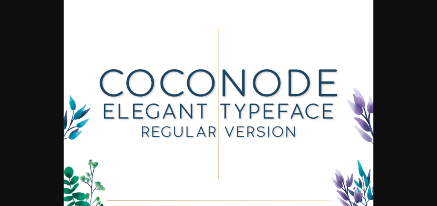 Coconode Font Poster 3