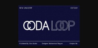 Coda Loop Font Poster 1