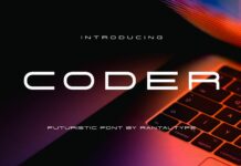 Coder Font Poster 1
