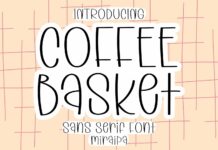 Coffee Basket Font Poster 1